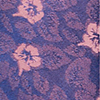 Erkek Lacivert Çiçek Desenli Kravat Mendil Set